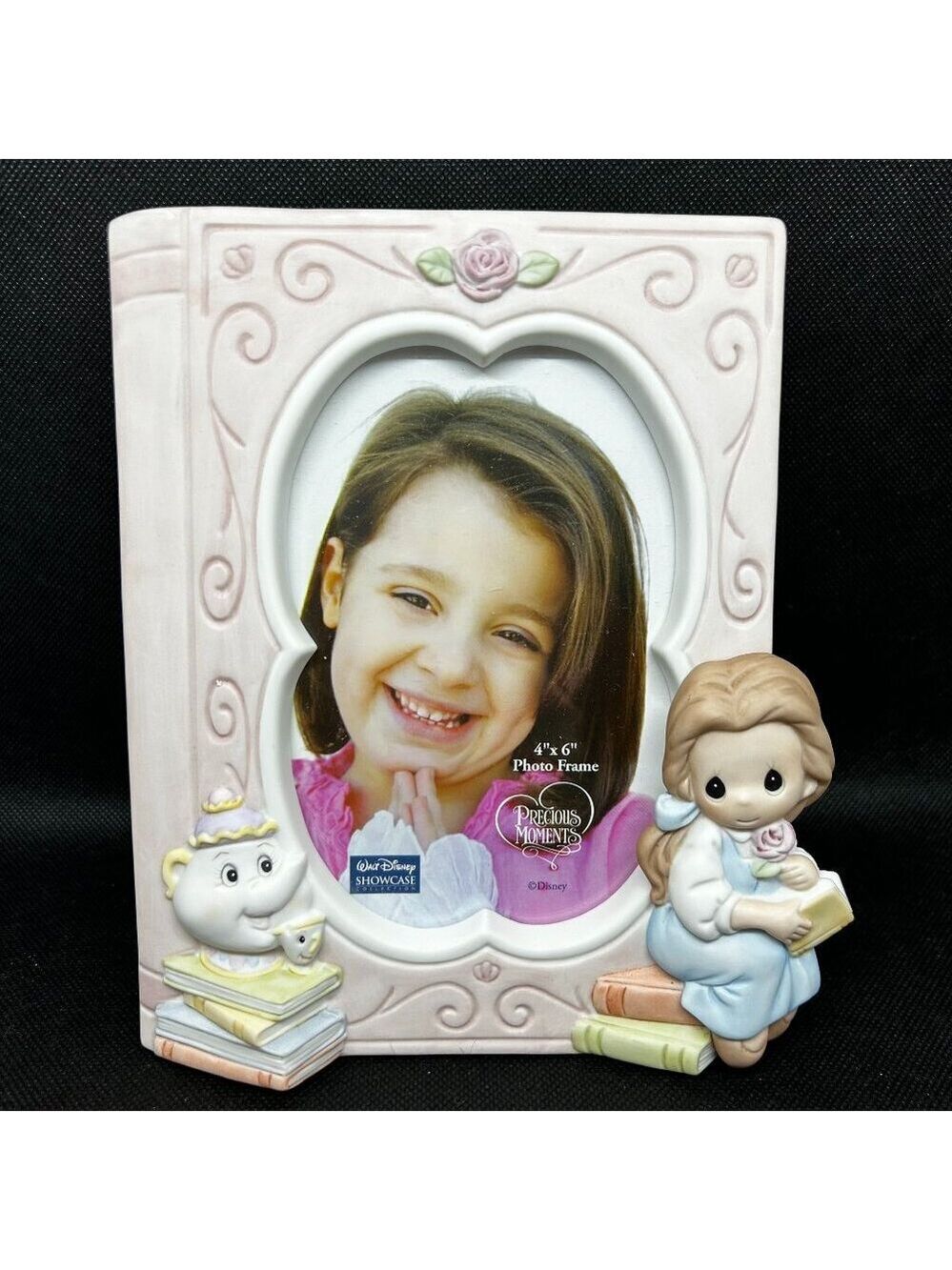 Rare Precious Moments Disney Showcase Belle Picture frame
